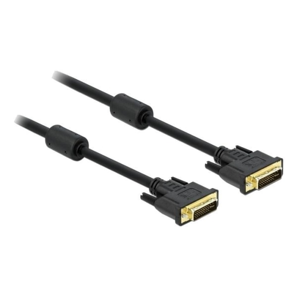 DeLock Cable DVI 24+5 male > DVI 24+5 male, 3 m, black