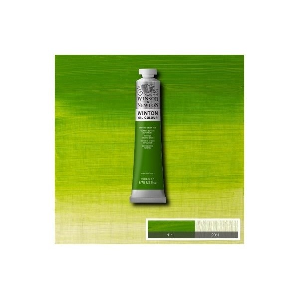WINSOR Winton oil 200ml chrome green hue 145