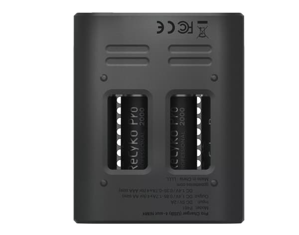 GP ReCyko Pro Laddare USB m/4xAA 2000mAh (PB)