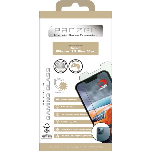 panzer iPhone 13 Pro Max/14 Plus Gaming Glass Transparent
