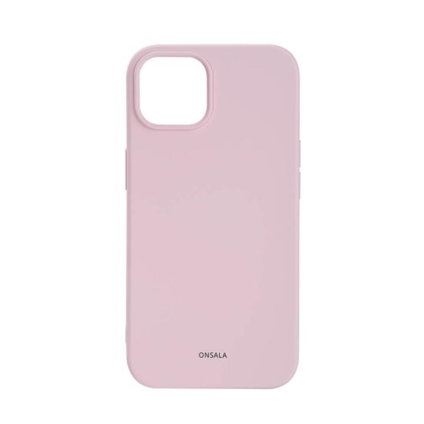 ONSALA Suojakuori Silikooni Chalk Pink - iPhone 13/14 Rosa