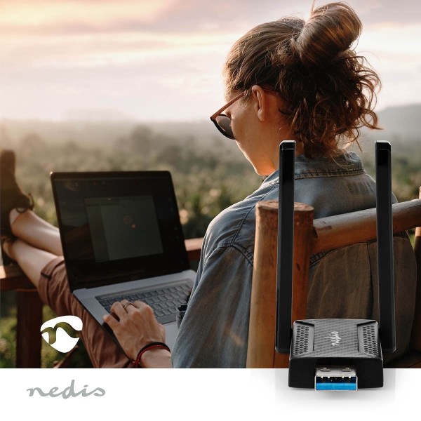 Nedis Network dongle | Wi-Fi | AC1200 | 2,4/5 GHz (Dual Band) |