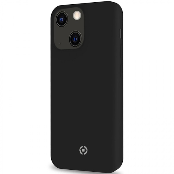 Celly Cromo Soft rubber case iPhone 13 Svart Svart