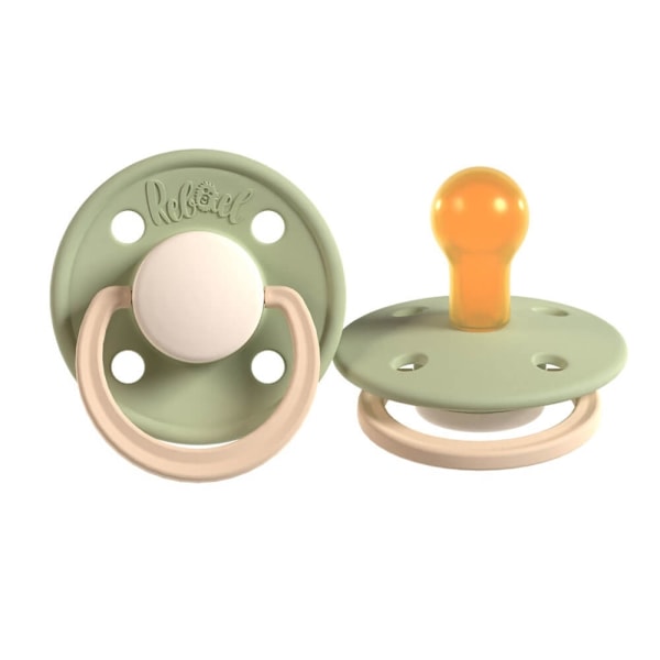 REBAEL Pacifier 2-Pack Size 2 Cloudy Pearly Lion/Dusty Pearly Dolphin