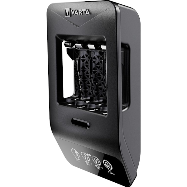 Varta LCD Smart Charger+ (typ 57684) inkl. 4x AA 2100 mAh laddar upp till 4x AA-batterier eller AAA-batterier (NiMH) samtidigt