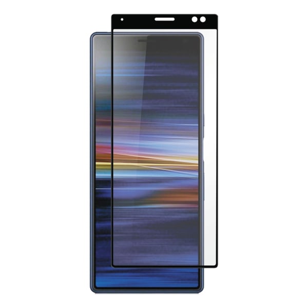 Sony Xperia 10 Plus, Full-Fit Glass, black Transparent