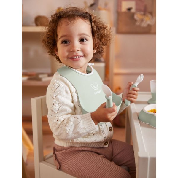 BabyBjörn Baby Dinner Set -ateriasetti, 5 osaa, vihreä
