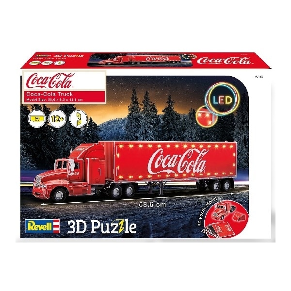 Revell 3D Puzzle Coca-Cola Truck LED