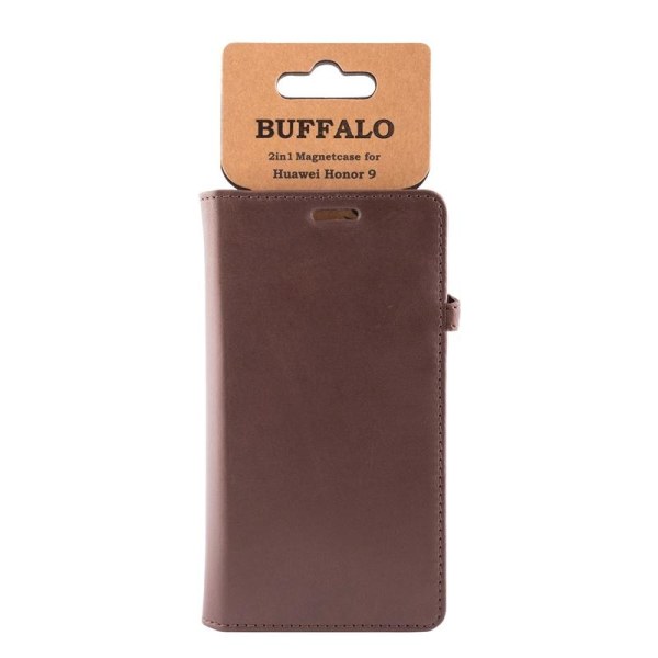 BUFFALO Wallet Læder Huawei Honor 9 Brun Brun