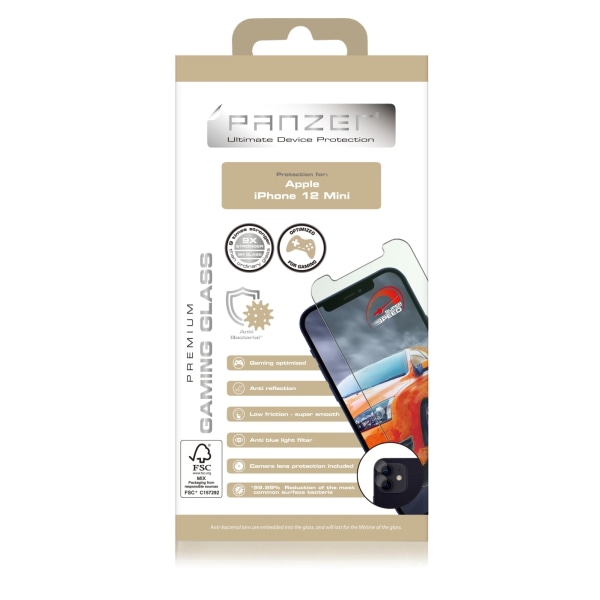 Panzer iPhone 12 Mini Gaming Glas Transparent