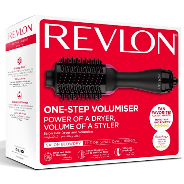Revlon Dryer and Volumiser RVDR5222 musta, Vaaleanpunainen