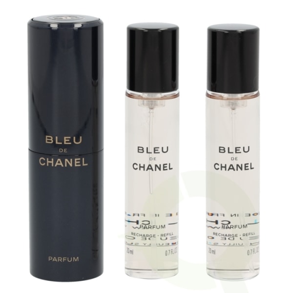 Chanel Bleu De Chanel Pour Homme lahjasetti 60 ml, 3x Edt Spray 20m