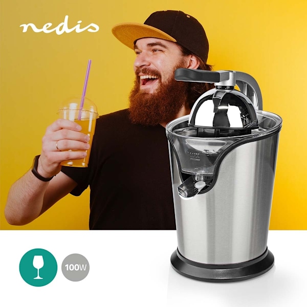 Nedis Citruspresser | 100 W | Aluminium / Sort