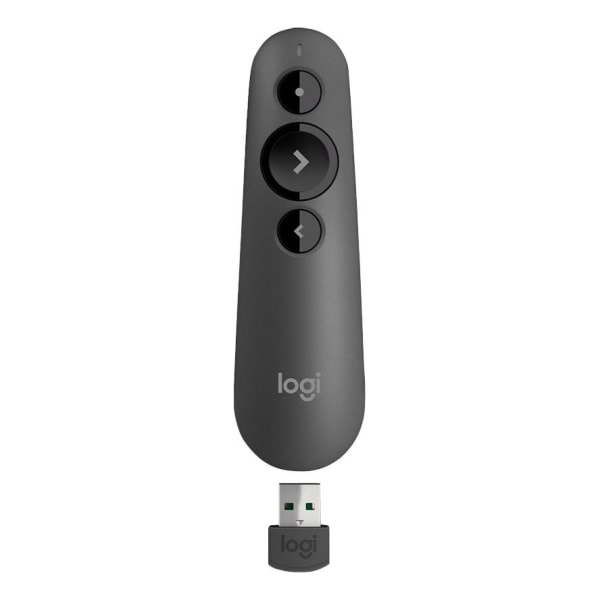 Logitech R500s presentation remote control - mid gray