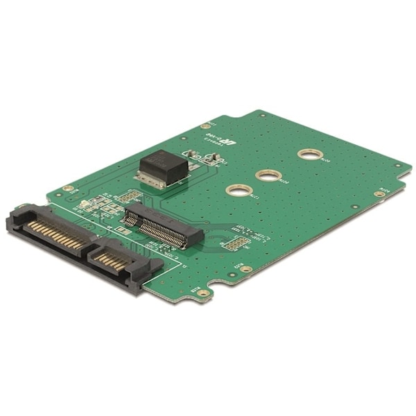 DeLOCK Adapter, gränssnittskonverterare, 22-pin SATA till M.2, 6Gb/s