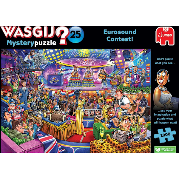 Wasgij Mystery 25, Eurosong-tävling - pussel, 1000 bitar