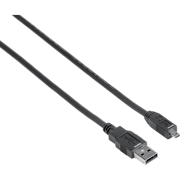 Hama Kabel USB A-USB Mini B8 Svart 1.8m