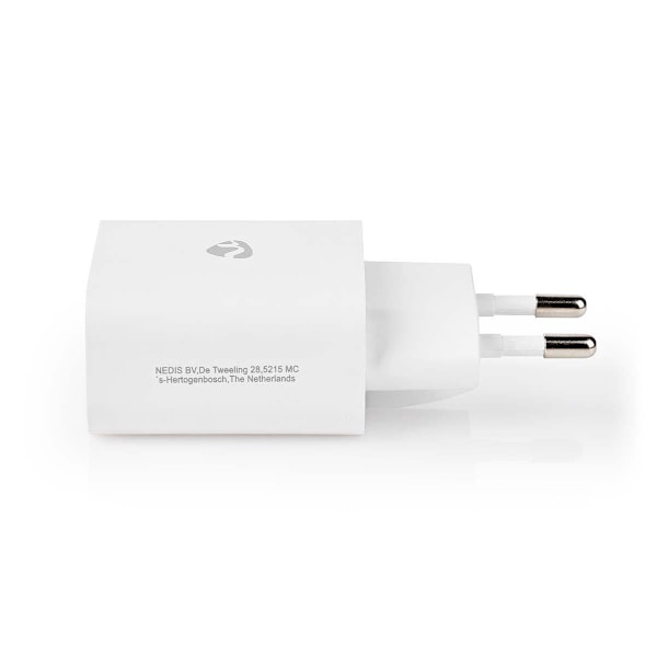 Nedis Seinälaturi | 20 W | Pikalataus-toiminto | 1.67 A / 2.22 A / 3.0 A | Lähtöliitäntöjen määrä: 1 | USB-C™ | Lightning 8-Pin (irrallinen) Kaapeli |