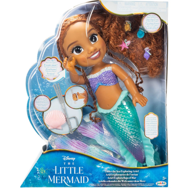 Disney The Little Mermaid Ariel - Docka med musik och ljus