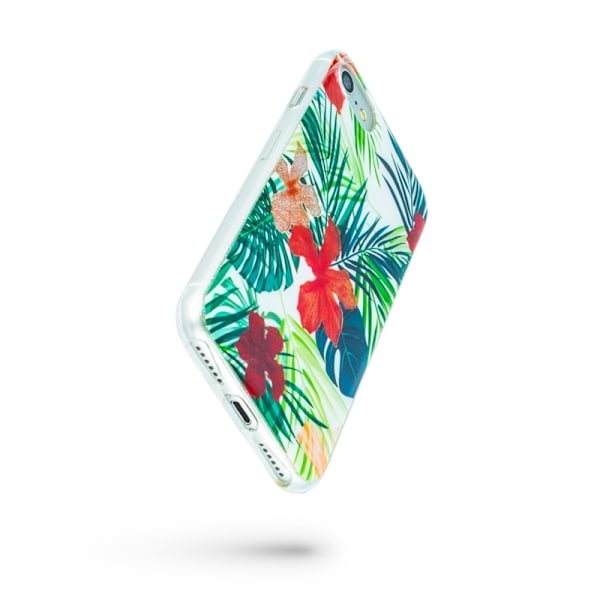 Skal till iPhone XS Max - Palm leafs Transparent
