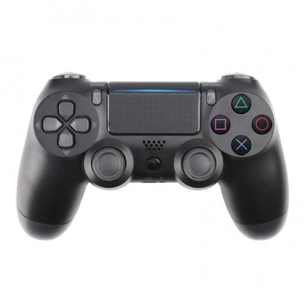 Trådlös Bluetooth handkontroll kompatibel med PS4, Svart