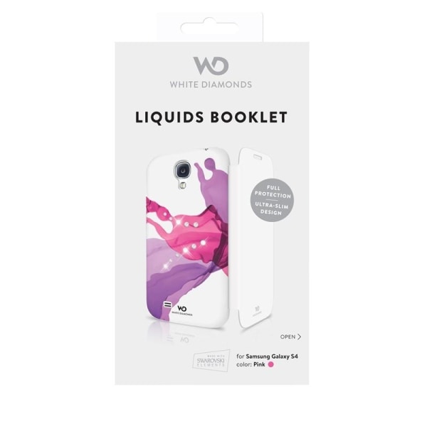 WD Liquids Booklet Samsung Galaxy S4, rosa (2311LIQ41) Transparent
