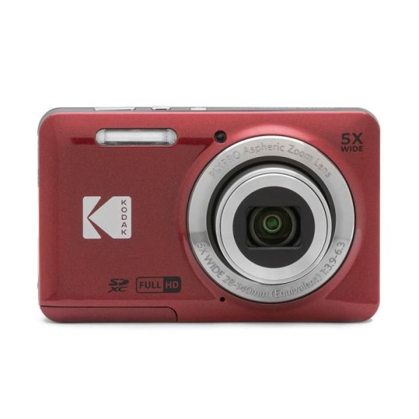 Kodak Digitalkamera Pixpro FZ55 CMOS 5x 16MP Röd