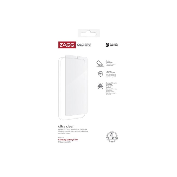 Zagg Invisibleshield Ultra Clear Samsung Galaxy S23 Plus Transparent