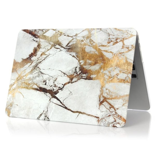 Kova muovikotelo MacBook Pro 13.3" A1278 Marble (kultainen)