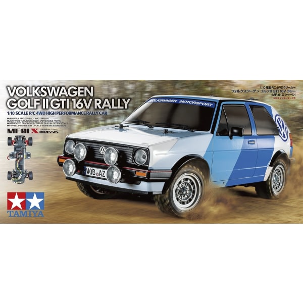 TAMIYA 1/10 R/C Volkswagen Golf A2 Rally (MF-01X)