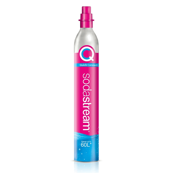 SodaStream hiilihapotussylinteri Quick Connect -tekniikalla varustettuna