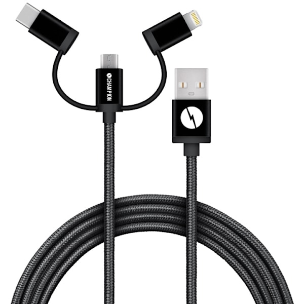 Champion Ladd&Synk kabel USB 3-in-1 1,5