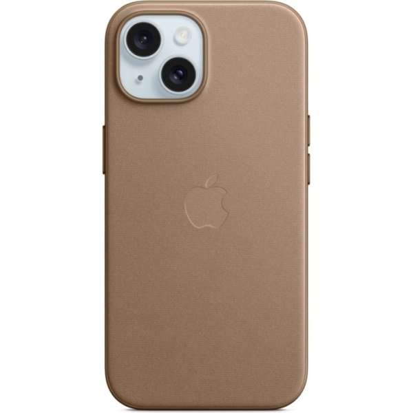 Apple iPhone 15 FineWoven etui med MagSafe, skal, brun Brun