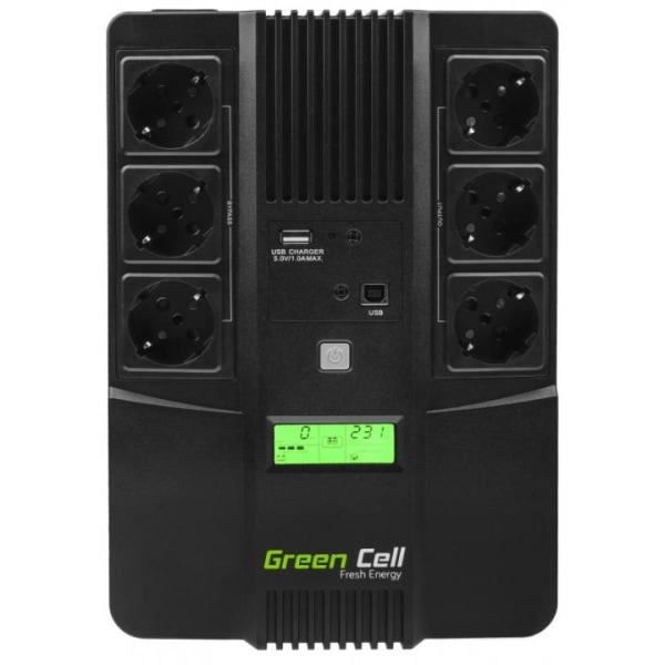 Green Cell UPS AiO Reservström 600VA 360W