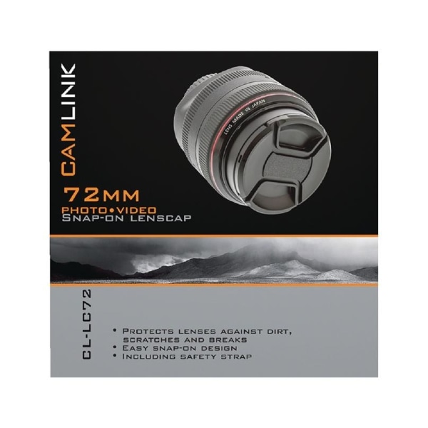 Camlink Snap-On Objektivlåg | 72 mm