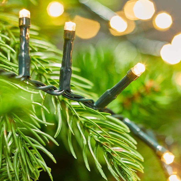 Nedis Julbelysning | Kompaktkluster | 700 LED's | Varm Vit | 14.00 m | Ljuseffekter: 7 | Inomhus eller Utomhus | Strömadapter