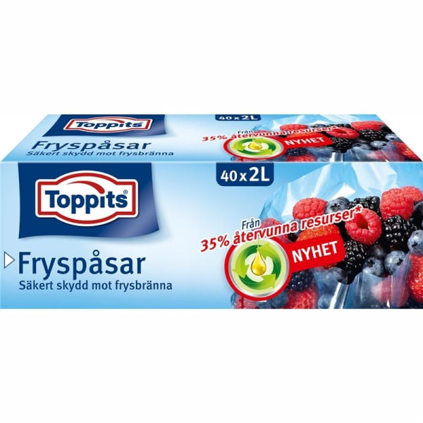 Toppits Fryspåsar 2L, STORPACK 9st