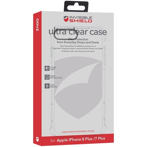 InvisibleShield 360, Extra stöttåligt skal till iPhone 7/8 Plus, Transparent Transparent