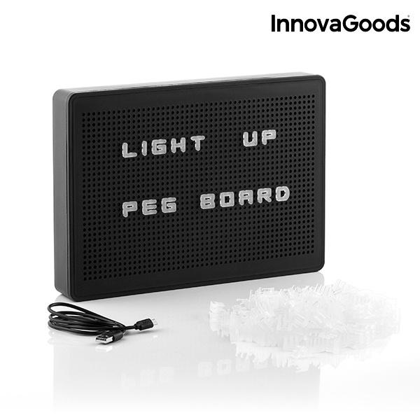InnovaGoods Light-Up Peg Board