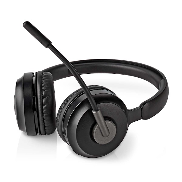 Nedis PC headset | On-Ear | Stereo | Bluetooth | Vikbara Mikrofon | Svart