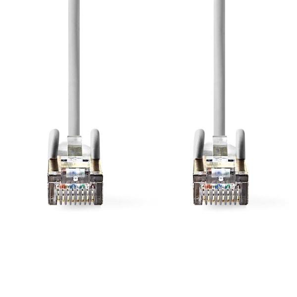 Nedis CAT5e nätverkskabel | SF/UTP | RJ45 hane | RJ45 hane | 5.00 m | Rund | PVC | Grå | Kuvert