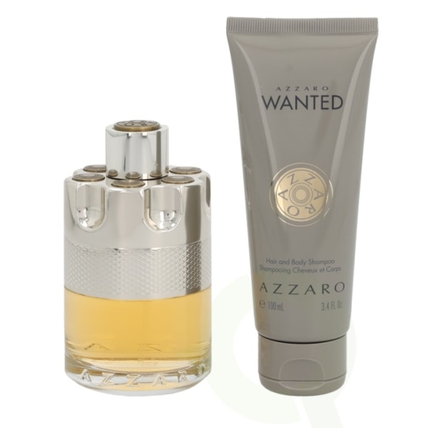 Azzaro Wanted Giftset 200 ml, Edt Spray 100 ml / hius- ja vartaloshampoo
