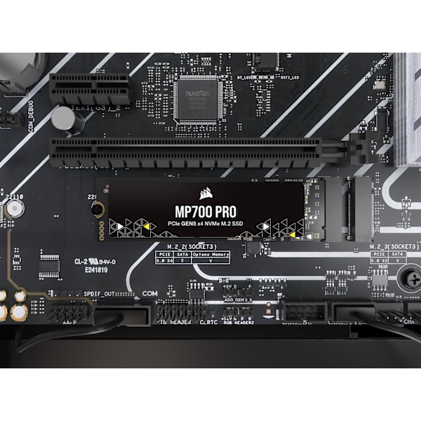 Corsair MP700 PRO 1 terabyte M.2 SSD-lagringsenhet
