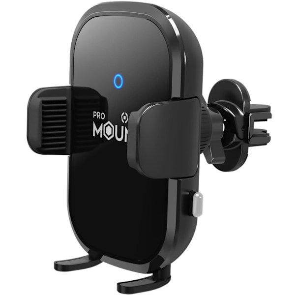 Celly Mobilhållare Trådlös laddning 15W Autorelease Svart