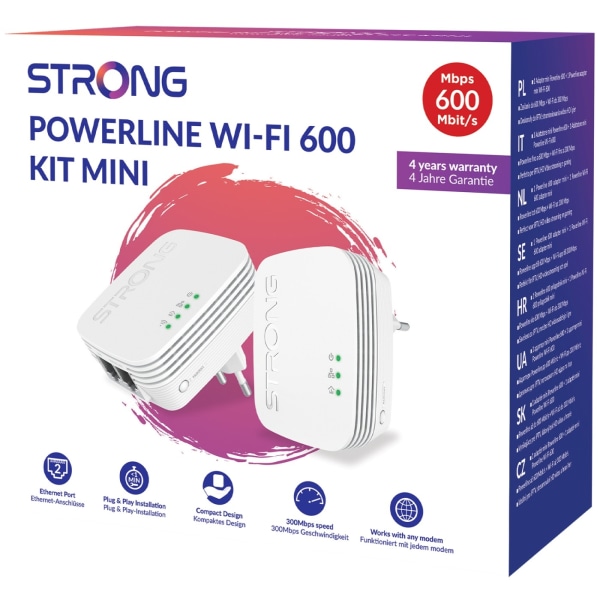 Vahva Powerline 600 Duo Mini WiFillä