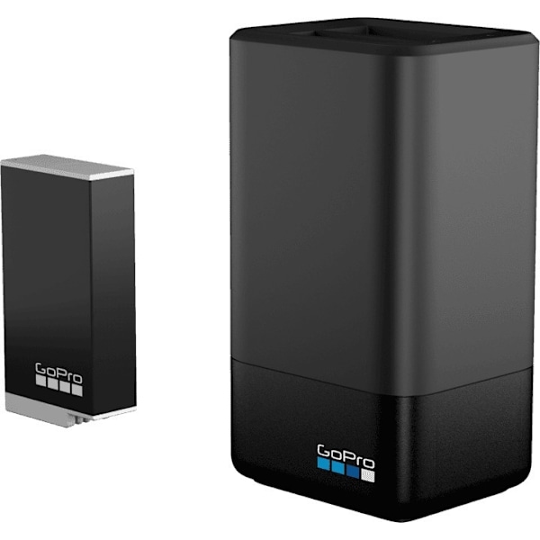 GoPro MAX Dobbelt Batterioplader + Enduro-batteri og oplader
