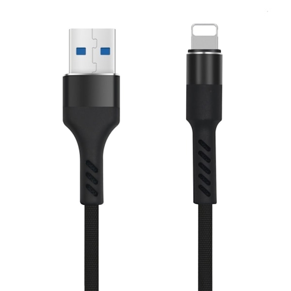 MXUC-01 Lightning-Kabel (2A) Fast Charge, Svart