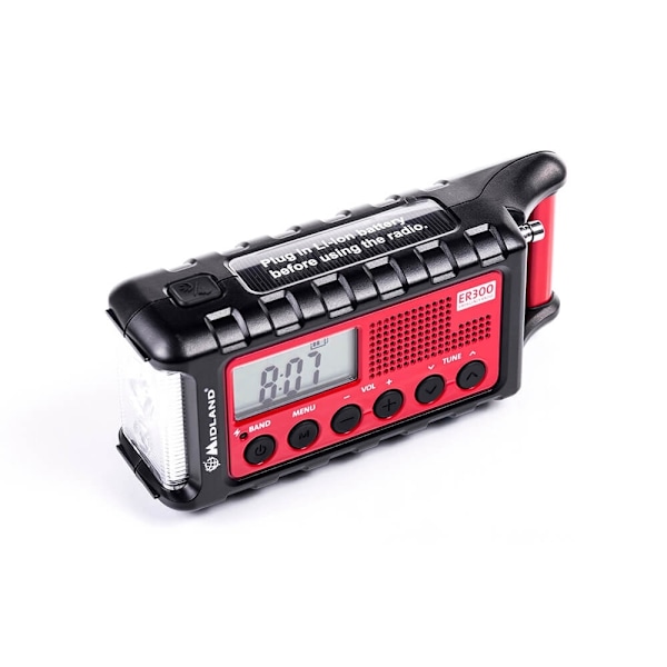 MIDLAND Hätäradio ER300 Punainen/Musta