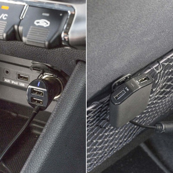 Sweex Billaddare 4-Utgångar 9.6 A USB Svart