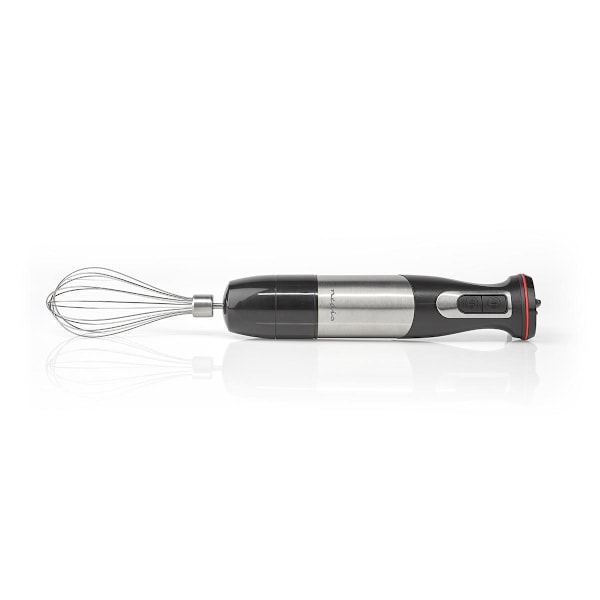 Nedis Hand Blender | 800 W | Hastighedsindstillinger: Variabel hastighedskontrol | Chopper | Aluminium / Sort
